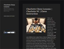 Tablet Screenshot of charlottechesslessons.com